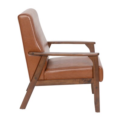 Flash Furniture Langston LeatherSoft Arm Chair, Cognac (ISIT673317BR)