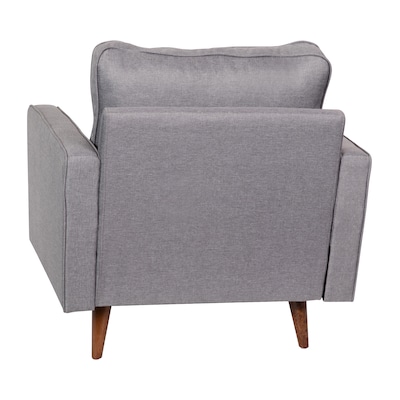 Flash Furniture Hudson Tufted Faux Linen Armchair, Slate Gray (ISPC100GY)