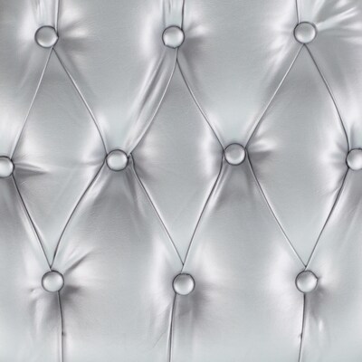 Flash Furniture Louise Tufted Vinyl Chiavari Chair Cushion, Silver, 20 Pack (20SZTUFTSIL)