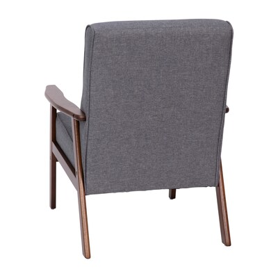 Flash Furniture Langston Faux Linen Arm Chair, Gray (ISIT673317GY)