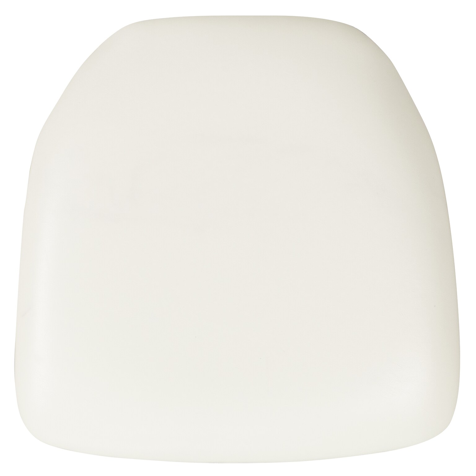 Flash Furniture Louise Vinyl Chiavari Chair Cushion, White (BHWHHARDVYL)