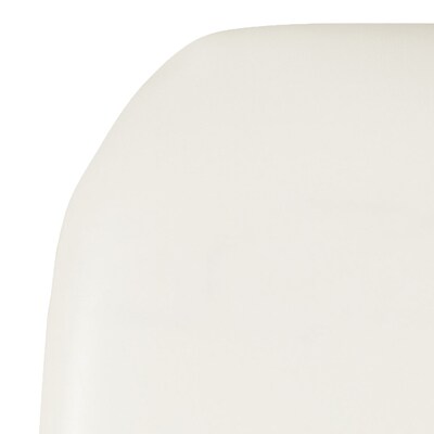 Flash Furniture Louise Vinyl Chiavari Chair Cushion, White (BHWHHARDVYL)