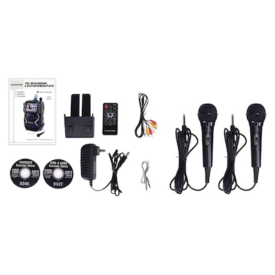 Karaoke USA Portable Professional CDG/MP3G Karaoke Player with 7" TFT Digital Color Screen (GF920)