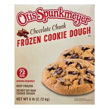 Otis Spunkmeyer Vegan Chocolate Chip Frozen Dough, 72 Count (353-00001)