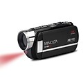 Minolta 24 Megapixel Full HD 1080p IR Night Vision Camcorder, 16x Digital Zoom, Black (MN90NV-BK)