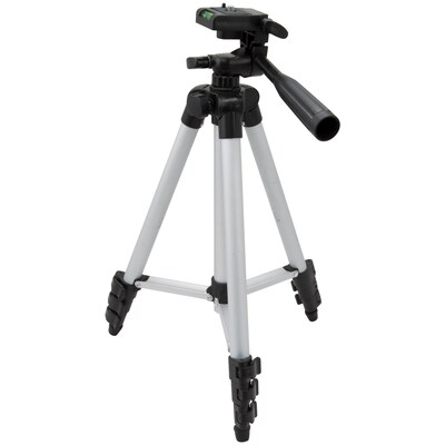 GPX Pan & Tilt 42" Tripod, Silver (TPD427S)