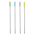 Gourmet By Starfrit Stainless Steel Reusable Straight Straws with Cleaning Brush, 4-Pack (080723-006-0000)