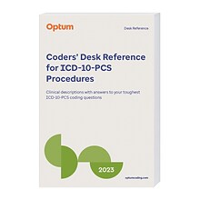 Optum 2023 Coders Desk Reference for Procedures ICD-10-PCS, Compact, 6x9 (ITDRP23)
