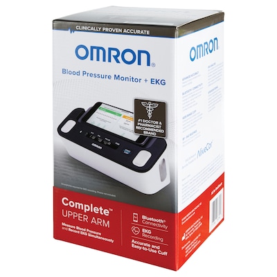 Omron Complete Wireless Upper Arm Blood Pressure Monitor and Single-Lead EKG Monitor (BP7900)