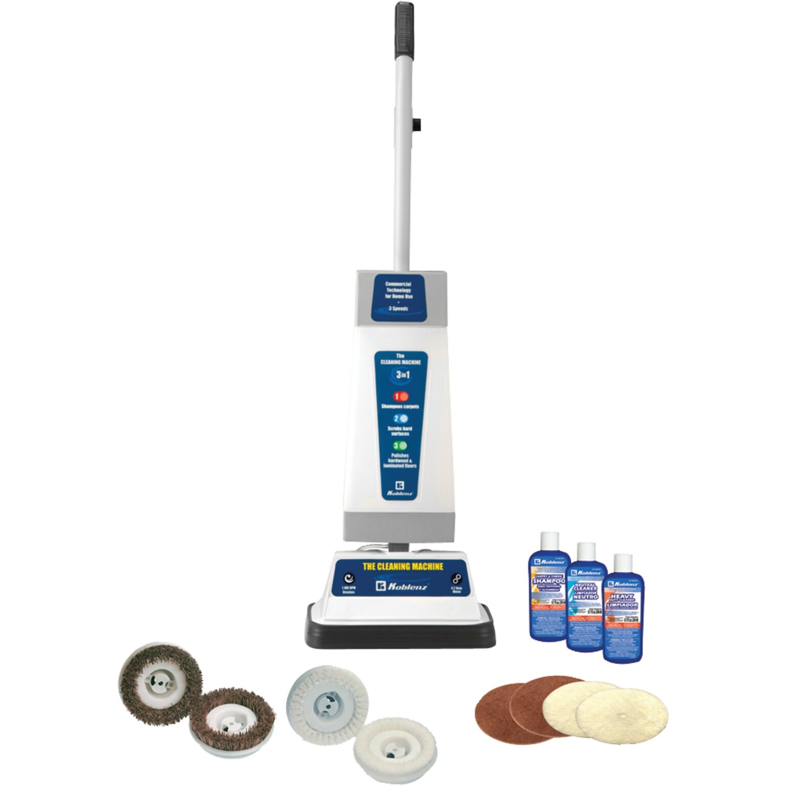 Koblenz The Cleaning Machine 120-Oz. Shampooer Polisher, (P820B)