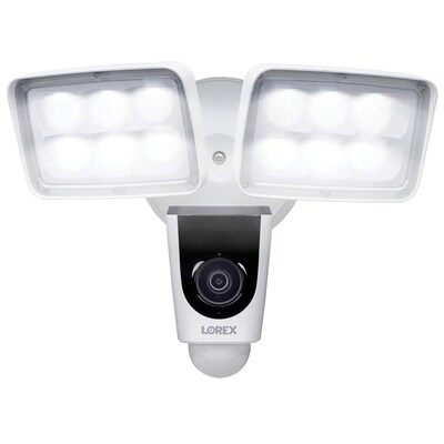 Lorex 1080p Full HD Wi-Fi Floodlight Camera, White (V261LCD-E)