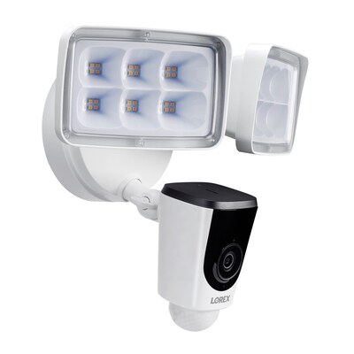 Lorex 1080p Full HD Wi-Fi Floodlight Camera, White (V261LCD-E)