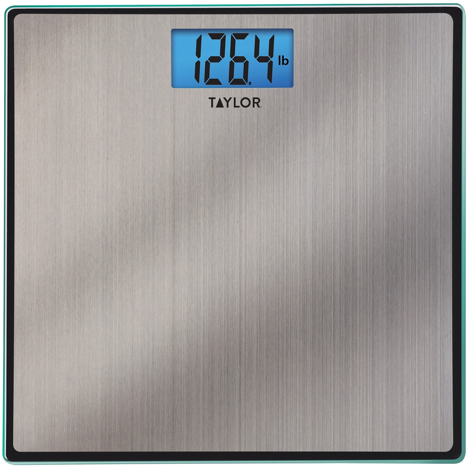 Taylor Precision Products 74074102 Easy-to-Read Bathroom Scale, Stainless Steel, 400 lbs. Capacity