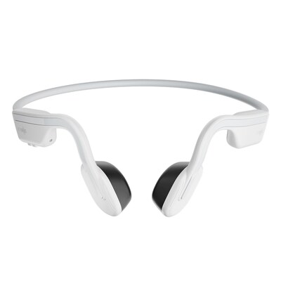 Shokz OpenMove Bone-Conduction Wireless Bluetooth Headphones with Microphone, Alpine White (AS660AW)