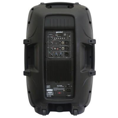 Gemini AS Series Active 15 Bluetooth Loudspeaker, Black (AS-2115BT)