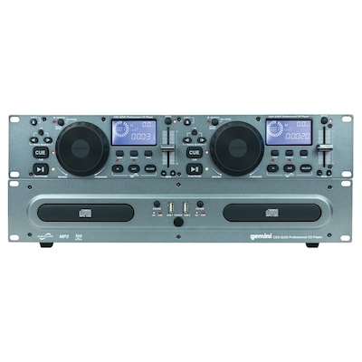 Gemini DJ CD Media Player with USB, Black (CDX-2250I)
