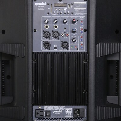 Gemini Ultra Powerful Bluetooth Speaker with Built" Media Player, Black (GSP-2200)