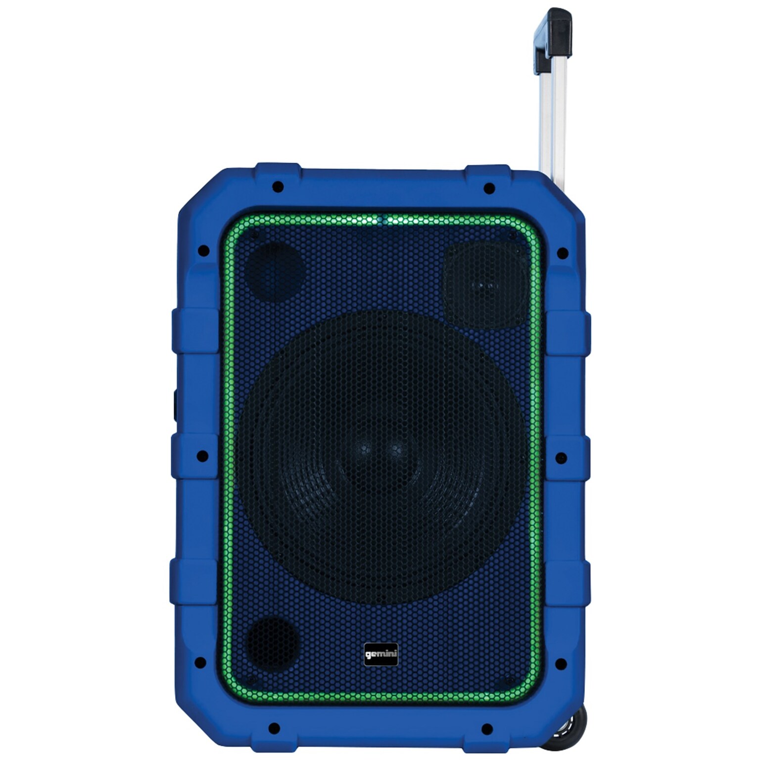 Gemini Portable Bluetooth Outdoor Party System with LED Lights, Blue (MPA-2400BLU)