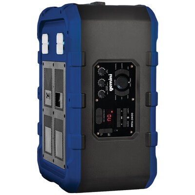 Gemini Portable Bluetooth Outdoor Party System with LED Lights, Blue (MPA-2400BLU)
