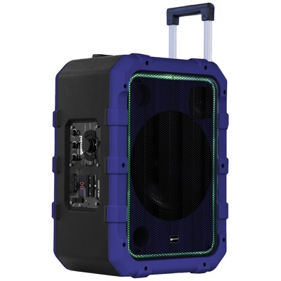 Gemini Portable Bluetooth Outdoor Party System with LED Lights, Blue (MPA-2400BLU)