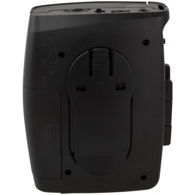 GPX Cassette Player with AM/FM Radio, Black (CAS337B)