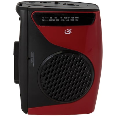 GPX Cassette Player with AM/FM Radio, Black (CAS337B)