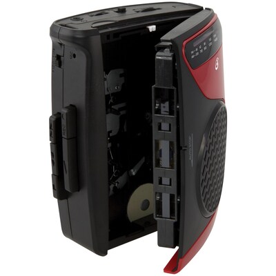 GPX Cassette Player with AM/FM Radio, Black (CAS337B)
