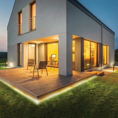 Monster Multi-Color and Multi-White Indoor/Outdoor LED Light Strip, 16.4-ft., (MLB7-1037-RGB)