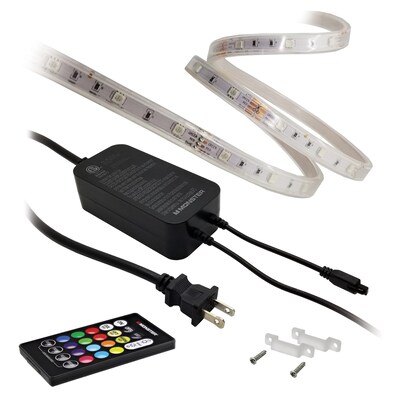 Monster Multi-Color and Multi-White Indoor/Outdoor LED Light Strip, 16.4-ft., (MLB7-1037-RGB)
