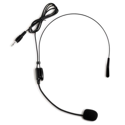 Gemini Wireless Microphone System with Headset Microphone & Lavalier Microphone, Black (GMU-HSL100)