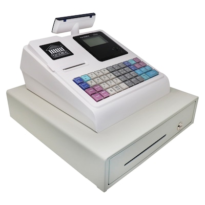 Nadex Coins CR360 NWHNXTE1379 Cash Register, White