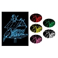 Now You See It!® Color Craze Scratch & Reveal Art Paper, 8.5 x 11, Assorted Colors, 12 Sheets Per