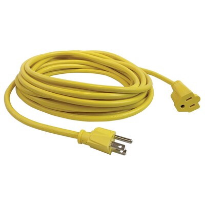 STANLEY 15 ft. Outdoor Power Extension Cord, 16-Gauge, Yellow (33157)