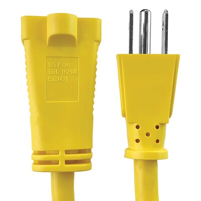 STANLEY 15 ft. Outdoor Power Extension Cord, 16-Gauge, Yellow (33157)
