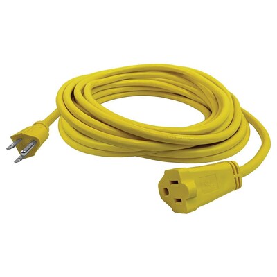 STANLEY 15 ft. Outdoor Power Extension Cord, 16-Gauge, Yellow (33157)