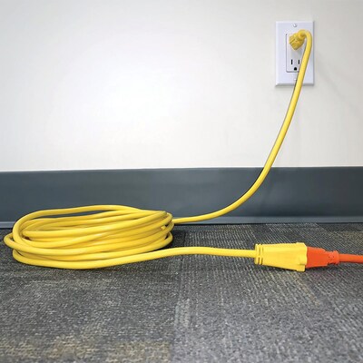 STANLEY 15 ft. Outdoor Power Extension Cord, 16-Gauge, Yellow (33157)