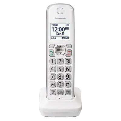 Panasonic Extra Handset for TGD/TGC Series, White (PANKXTGDA50W1)