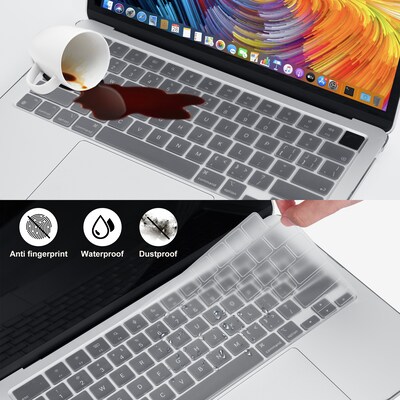 Techprotectus Rugged Laptop Sleeve with Keyboard Cover for Apple 13.6 Macbook Air 2022 M2, Clear (TP-RCL-MA13M2)