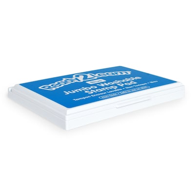 Ready2Learn™ Jumbo Washable Stamp Pad, Blue Ink, Pack of 2 (CE-10031-2)