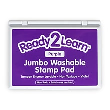 Ready2Learn™ Jumbo Washable Stamp Pad, Purple Ink, Pack of 2 (CE-10036-2)
