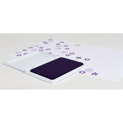 Ready2Learn™ Jumbo Washable Stamp Pad, Purple Ink, Pack of 2 (CE-10036-2)