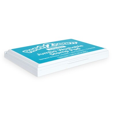 Ready2Learn™ Jumbo Washable Stamp Pad, Turquoise Ink, Pack of 2 (CE-10038-2)