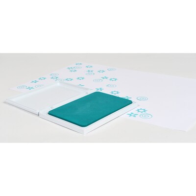 Ready2Learn™ Jumbo Washable Stamp Pad, Turquoise Ink, Pack of 2 (CE-10038-2)