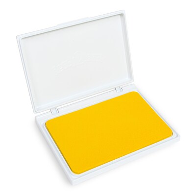 Ready2Learn™ Jumbo Washable Stamp Pad, Yellow Ink, Pack of 2 (CE-10039-2)