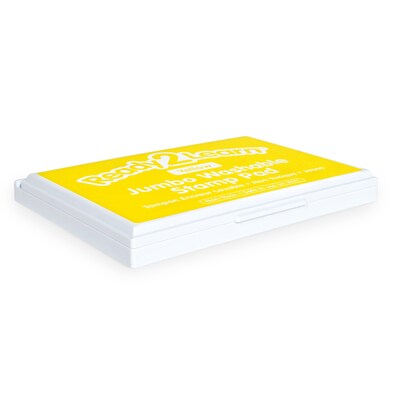 Ready2Learn™ Jumbo Washable Stamp Pad, Yellow Ink, Pack of 2 (CE-10039-2)