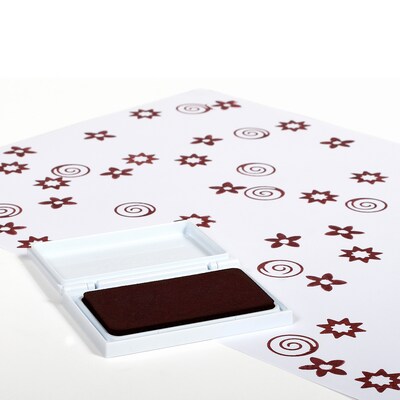 Ready2Learn™ Washable Stamp Pad, Brown Ink, Pack of 6 (CE-10042-6)