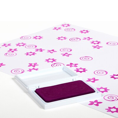 Ready2Learn™ Washable Stamp Pad, Hot Pink Ink, Pack of 6 (CE-10044-6)