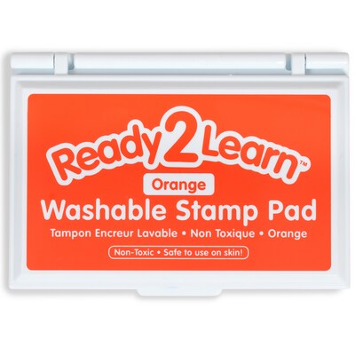 Ready2Learn™ Washable Stamp Pad, Orange Ink, Pack of 6 (CE-10045-6)