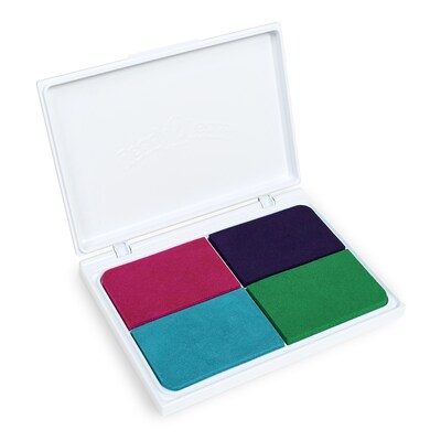 Ready2Learn™ Jumbo Washable Stamp Pad, 4-in-1 Electric Colors, Pack of 2 (CE-10052-2)