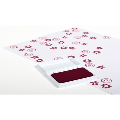 Ready2Learn™ Washable Stamp Pad, Cherry Scented, Dark Red Ink, Pack of 6 (CE-10074-6)